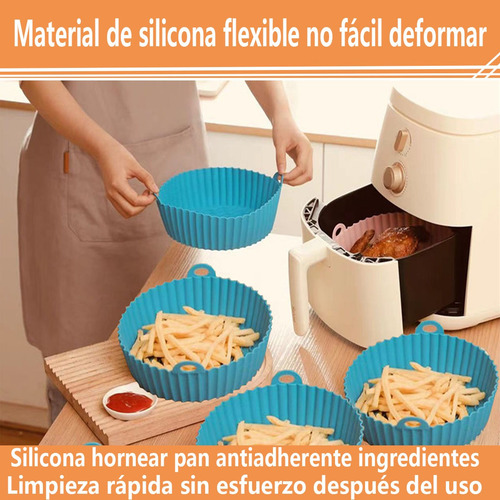 Para Molde Para Hornear De Silicona Para Freidora De Aire