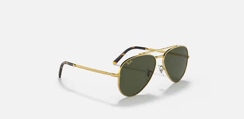 Ray-ban New Aviator Rb3625 Pilot . Verde Oscuro Dorado Dorado
