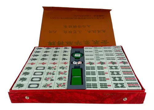 Chinês tradicional mahjong conjunto de dados jogo de mesa modelo