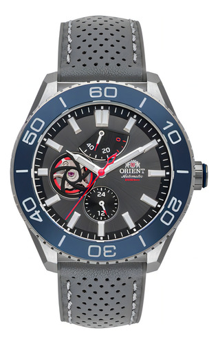 Relógio Orient Masculino Automático Superior Yn8ss003 G1sx Cor da correia Aço inoxidável Cor do bisel Azul Cor do fundo Grafite