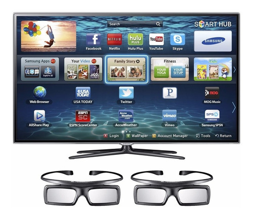 Samsung 3d Led Smart Tv 40  - Full Hd - Wifi - Lentes 3d