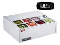 Comprar Estación De Preparación Alimentos Refrigerada 8 1\u002F6 Bandejas
