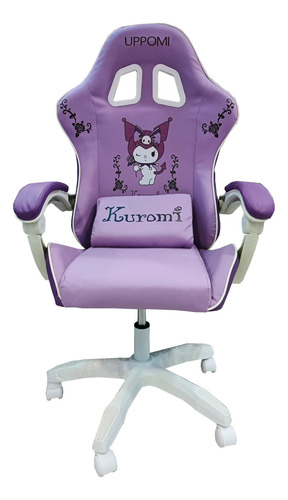 Silla Gamer Semi Sintetico Kuromi Reclinable Ergonomica