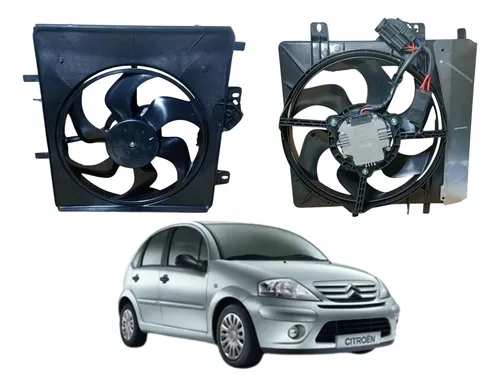Ventilateur Radiateur Avec Support CITROËN C3 II (A51) 1.4 VTi - Réf. 1253H4 - Occasion Fonctionnel