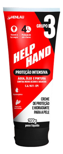 Creme Protetor De Mãos 200g Help Hand G-3