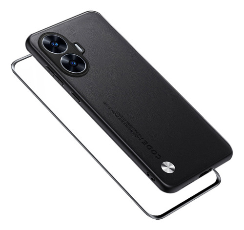 Funda For Realme C55 Sólido Resistente Tener Vidrio Membran