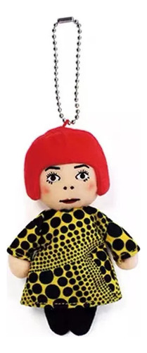 De Llavero De Muñeca De Peluche Yayoi Kusama/