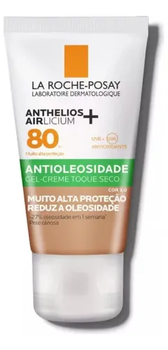 Protetor Solar Facial Antioleosidade FPS 80, Controle de Brilho p...
