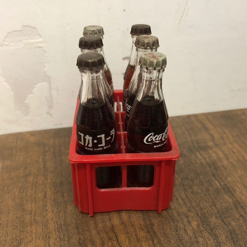 Miniatura Engradado De Coca Cola Anos 80 Coleção