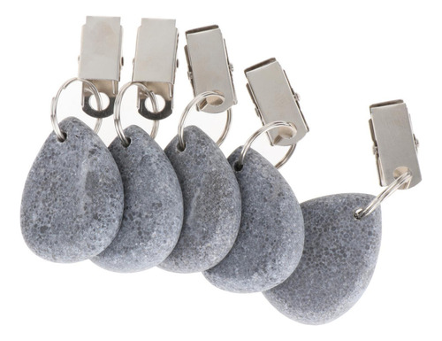 6 X 5x Mantel Pesas Al Aire Libre Familia Metal Clip Picnic
