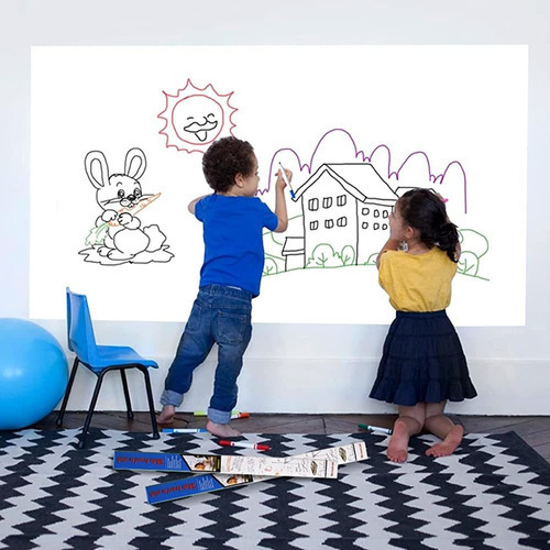 Erasable Whiteboard Stickers 45cm*100cm, With Magnetism, With Freebie