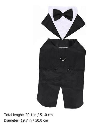 Perro Esmoquin Traje De Perro Y Bandana Conjunto Halloween