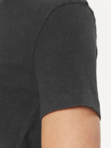Polera Archival Monologo Regular Negro Calvin Klein