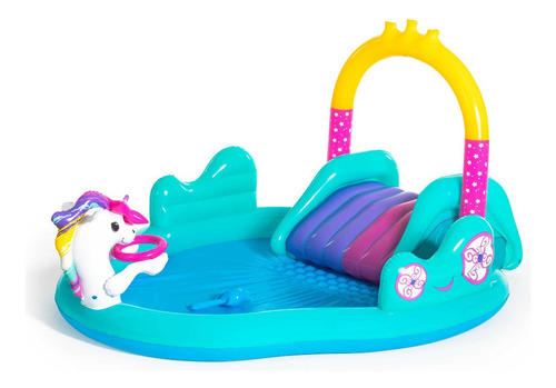 Alberca Inflable Inf. 3-6años Unicornio C/resb Bestway 53097