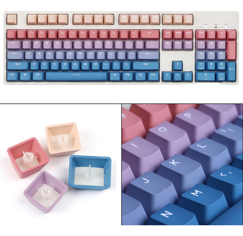 104key Gaming Teclado Mecánico Keycaps Pbt Keycaps
