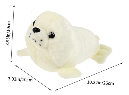Muñeco De Peluche De Foca Blanca 26cm Juguete Adorable