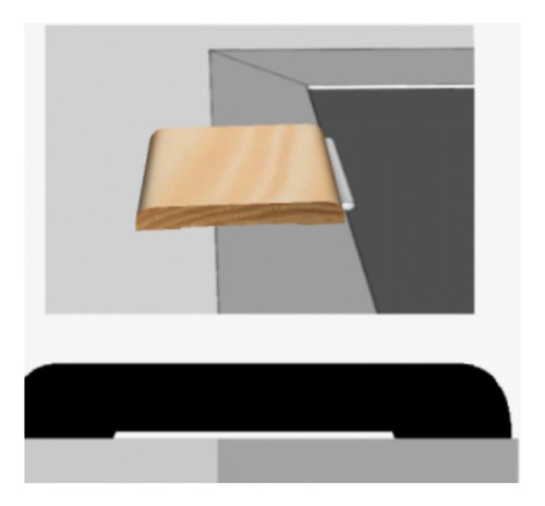 Contramarco Madera Pino Clear 9 X 45 X 3050 Mm - Sin Nudos