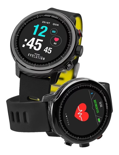 Relógio Smartwatch Mormaii Evolution Masculino Mol5aa/8p