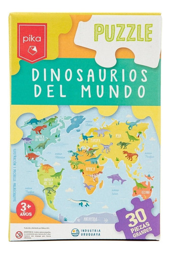 Puzzle Pika, Rompecabezas Infantil Niños, Dinosaurios, 30 P