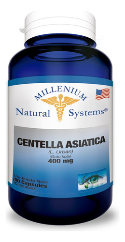 Centella Asiática 400mg 100cap