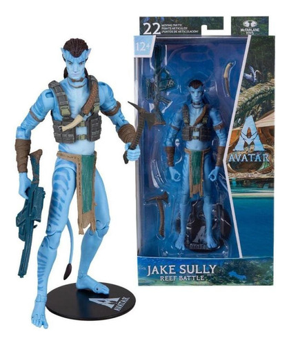 Figuras De Acción Mcfarlane Avatar Jake Sully Reef Battle