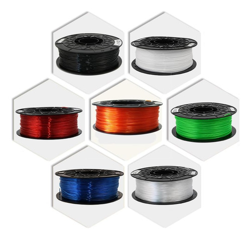 Filamento Petg 1,75 Mm, Impressora 3d Filamento Petg 1 Kg, E
