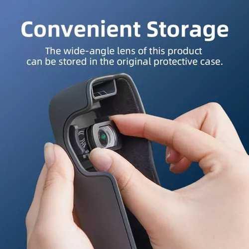[ Objetivo Gran Angular Magnético For Dji Osmo Pocket 3