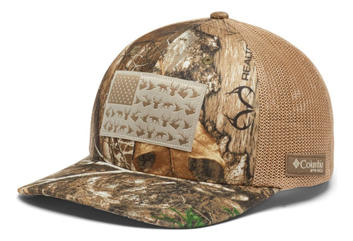 Gorra De Beisbol Columbia Phg Camo Mesh Realtree Edge, Ba...