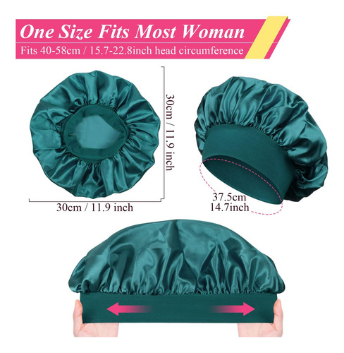 Hat Gorro Para Dormir, Gorro De Satén Con Banda Elástica