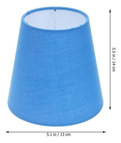 Pantalla Tipo Candelabro Pequeña De Color Azul Marino