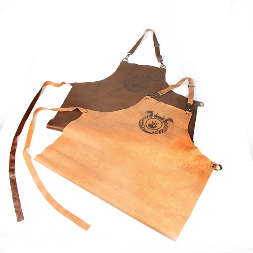 Delantal De Cuero Para Asador Diseño De La Tela Chico
