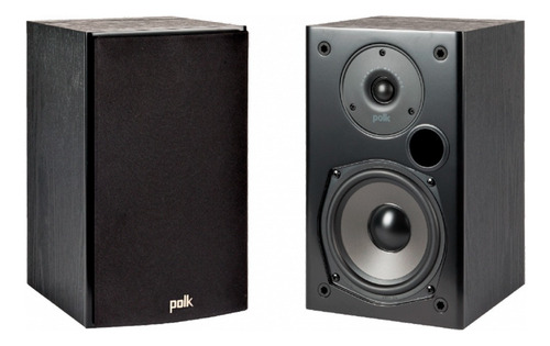 Estantería Polk Audio T15, 100 W, 2 vías, acústica (par), color negro