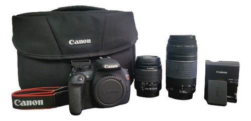  Canon Eos Rebel T5 1200d Dslr + 2 Lentes (kit) 