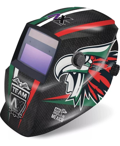 Careta Electrónica Soldar Axt-ceazteca-cv Axtech Color Negro