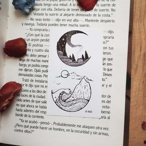 Flash Tattoo Negro Traveler Temporal Tatuaje