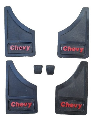  Lodera Chevrolet Chevy Rojas C1 C2 C3 Kit 3 Pedales Regalo