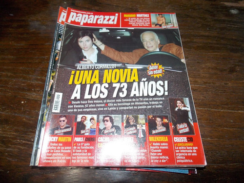 Revista Paparazzi 515 Cormillot Lopilato Castaña 23/9/11