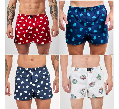 Combo Boxer Estampado 4x3 Kevingston