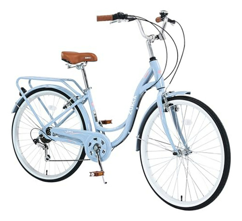 Bicicleta Cruiser Para Mujer Compatible Con 26 Pulgadas.