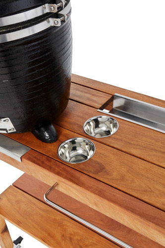 Imagen 5 de 10 de Mueble Mesada Para Kamado B10 Parrilla Nano Cuotas S/interes
