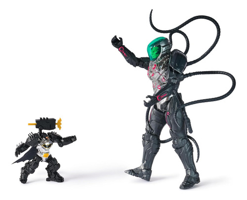 Figuras de acción DC Comics Batman Vs. Brainiac Metal Force