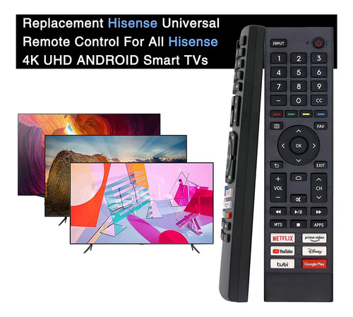 Hisense - Control Remoto Universal De Tv Para Todos Los Hise