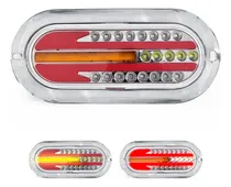 Comprar Plafon Ovalado 21 Led Bisel Cromo Tricolor 5 Funciones