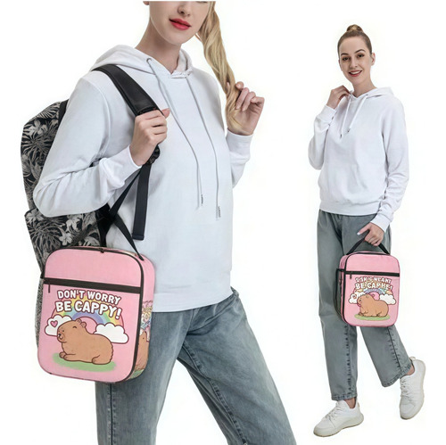 Bonita Bolsa De Almuerzo Para Niños Con Forma De Carpincho