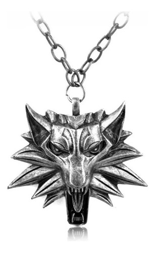 The Witcher - Medallon Collar Geralt Vikingo Lobo Gamer 01