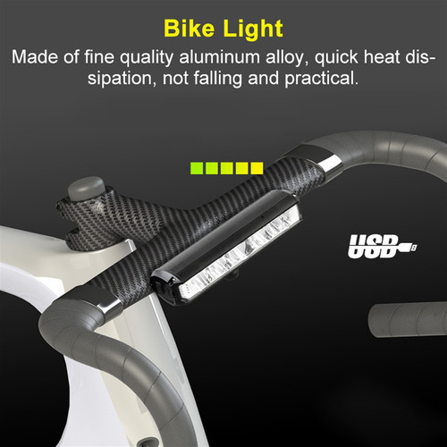 Faro De Bicicleta, Lámpara De Exterior Mtb, Impermeable Y Br