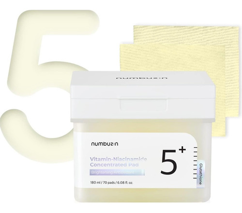 Numbuzin 5 Vitamin Niacinamide Almohadilla Toner Pads