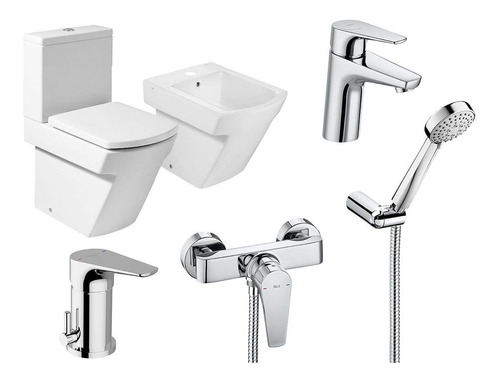 Inodoro Con Mochila Bidet Hall Roca Griferia Atlas P