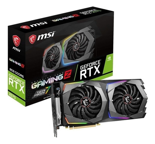 Placa De Video Nvidia Geforce Msi Rtx 2070 Gaming Z 8gb