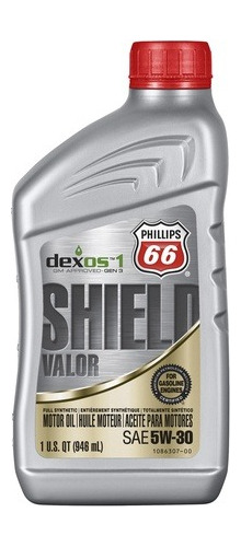 Phillips 66 Valor 5w30 100% Sintetico Caja Con 12 Cuartos